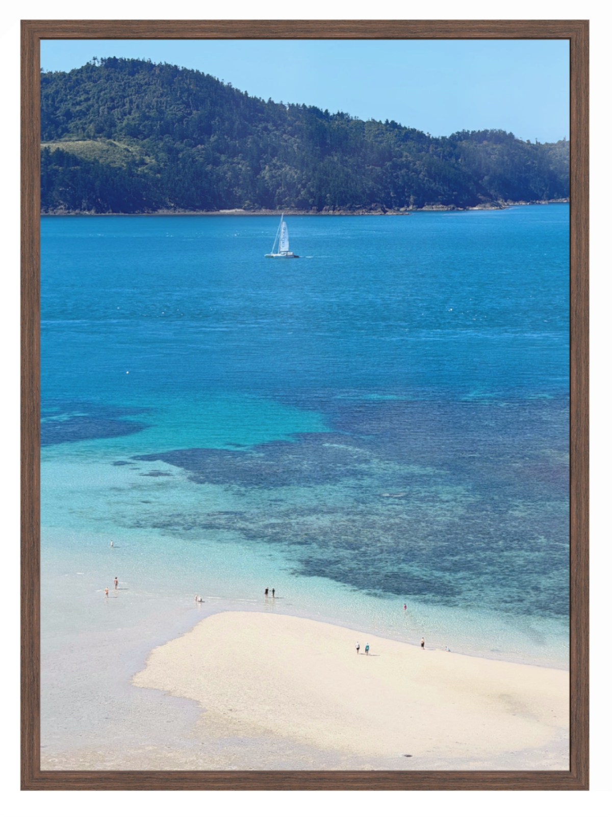 Catseye Beach Hamilton Island print choc