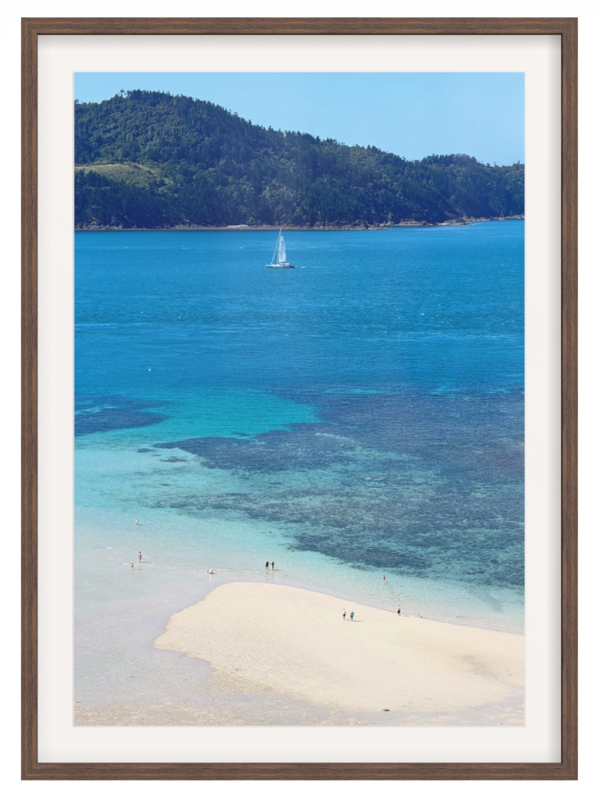 Catseye Beach Hamilton Island print choc