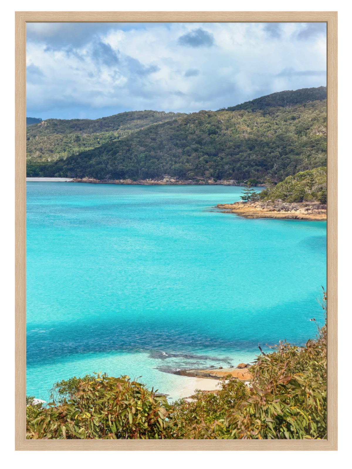 Hill Inlet Lookout oak frame