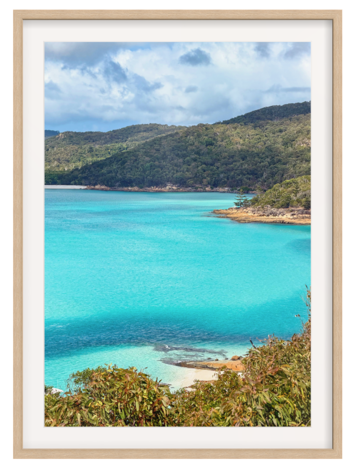 Hill Inlet Lookout oak frame