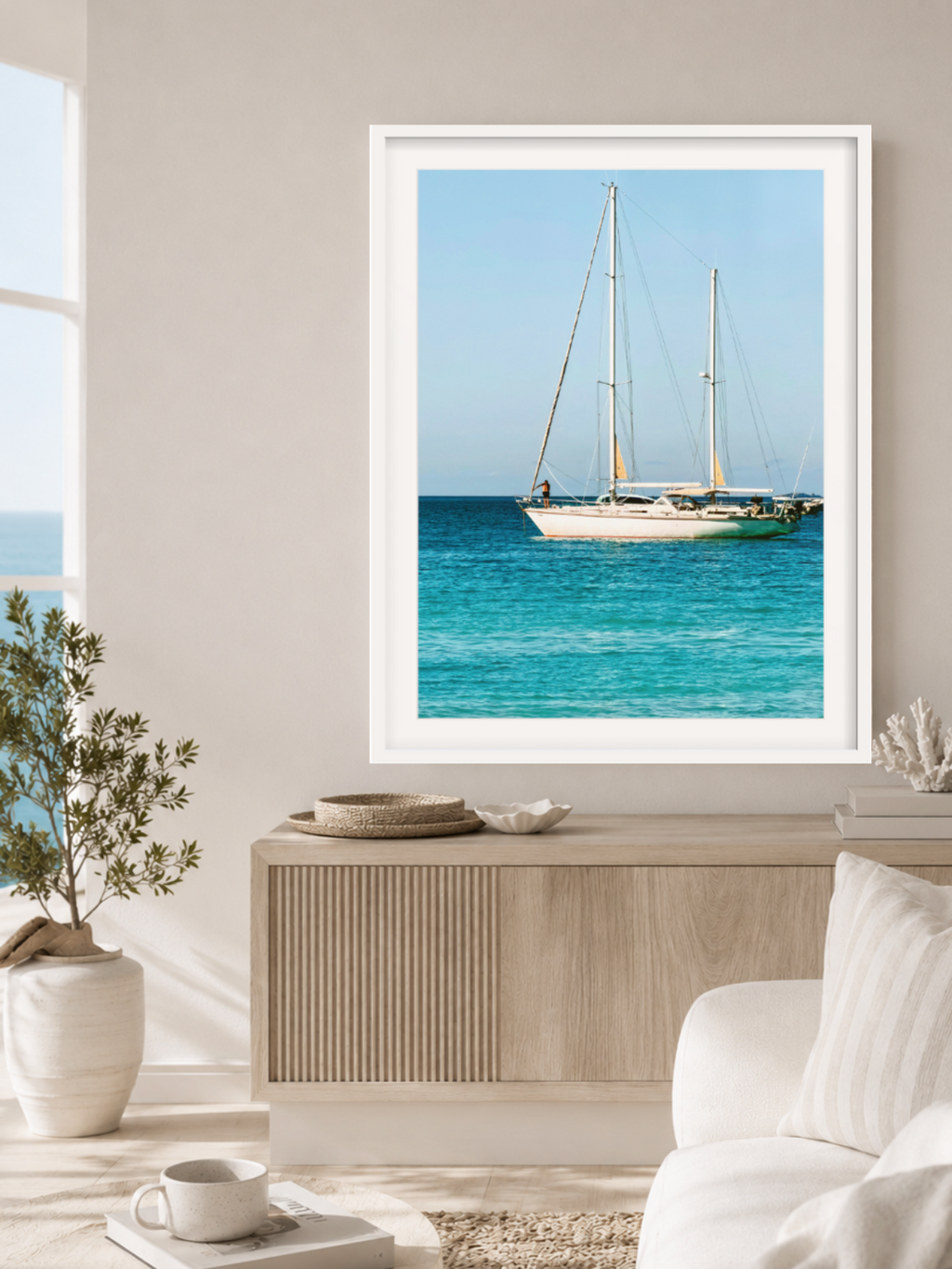 Stage room coastal whitsunday sailing living room 