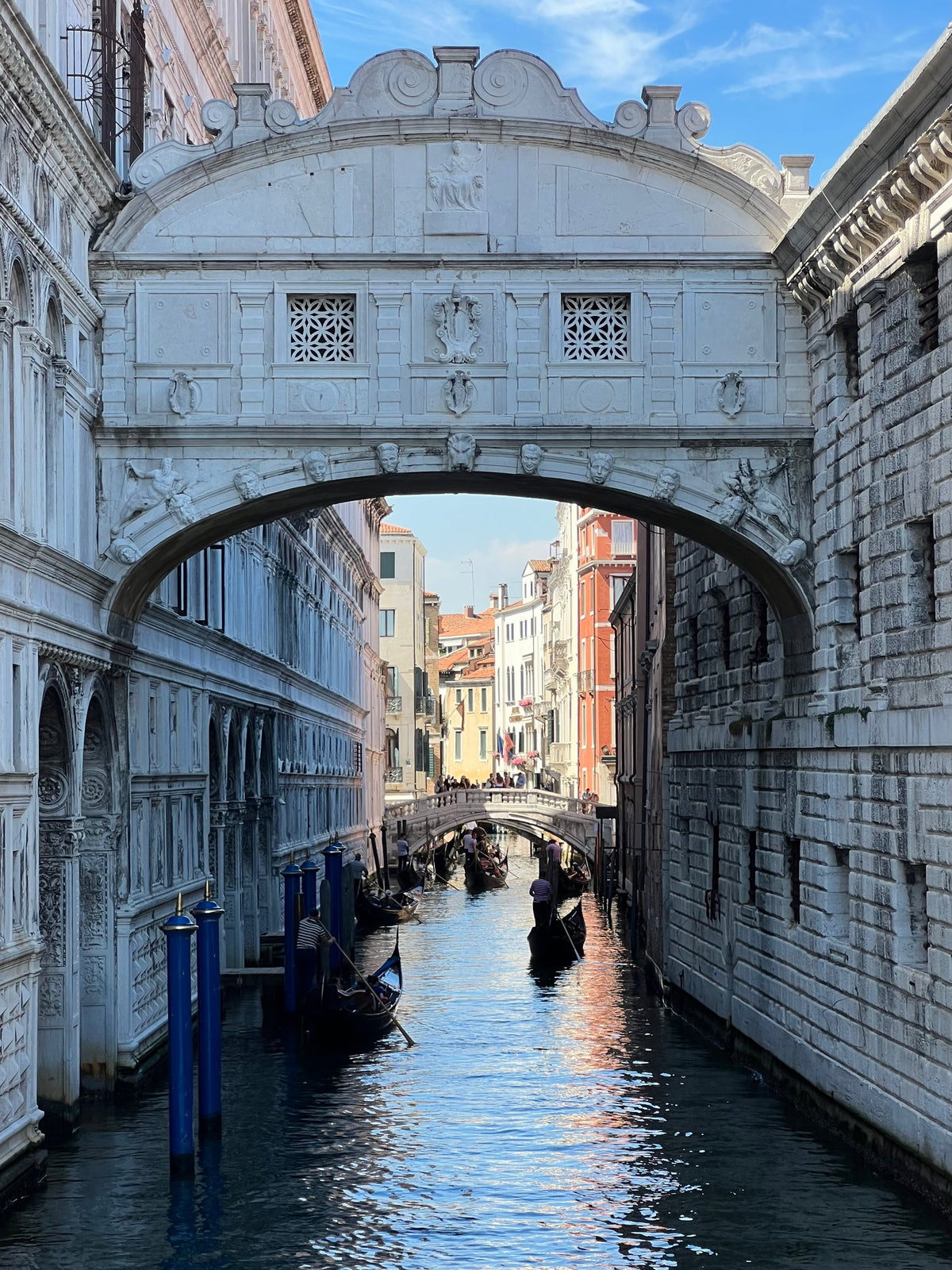 Unframed Venice Bridge of Sighs high-resolution canvas print